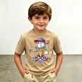 thumbnail image 2 of Boys Shirts Cotton Short Sleeve Shirts for Girls T-Shirts Summer Oversized Clothes Tops Tees Back To School Fashion Outfits, 2 of 4