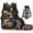 Rainbow Dinosaur Monster Truck, variant on HUIACONG Burst Monster Truck Kids Backpack, 17 Inch Large Capacity Lightweight School Bag, Includes Bookbag, Lunch Box, Pencil Pouch and Water Bottle Sleeve, Complete 4PCS Set for Boys Girls Age 6-8
