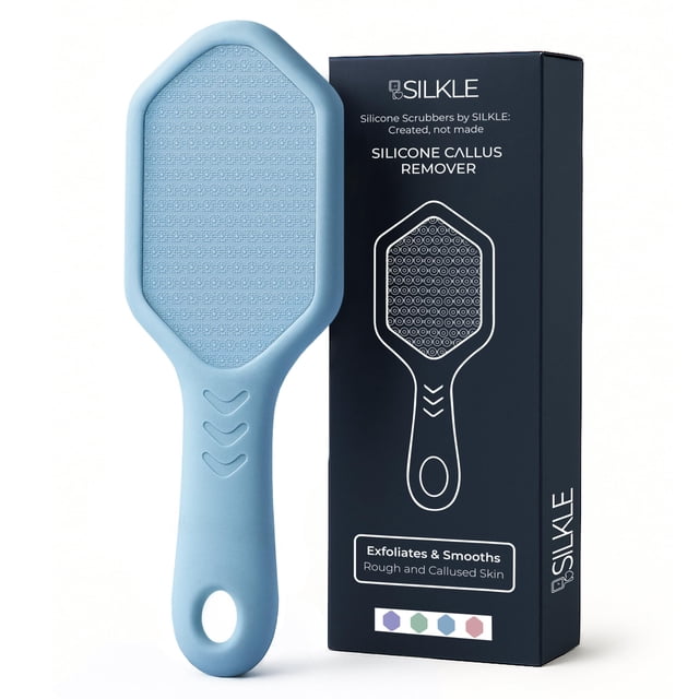 Eliminador de callos en los pies SILKLE Nano Glass con silicona azul