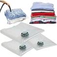 thumbnail image 4 of PinesC Vacuum Compression Zipper Storage Bags With Airtight Valve For Home & Travel Reusable Vacuum Storage Bags (Small 50cmx70cm (Pack of 3)) Small 50cmx70cm (Pack of 3), 4 of 4