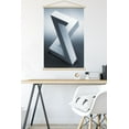 thumbnail image 5 of X Optical Illusion Wall Poster with Magnetic Frame, 22.375" x 34", 5 of 6