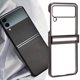 thumbnail image 4 of Funda Para Teléfono Plegable, Resistente A Los Arañazos, Funda Protectora Galvanizada Para Teléfono A La Moda Para Galaxy Z Flip 3, 4 of 8