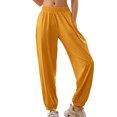 thumbnail image 3 of Wangscanis Women Sports Pants,Middle Waist Elastic Slacks, 3 of 9