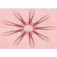thumbnail image 1 of Ahgly Company Machine Washable Indoor Rectangle Transitional Pastel Red Pink Area Rugs, 3' x 5', 1 of 7