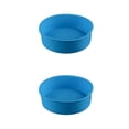 thumbnail image 2 of kurtrusly Wedding Birthday Party Cake Restaurant Reusable Washable Mousse Round Mould Kitchen Gadget Accessories Blue 6.5 Inch 2Set, 2 of 6