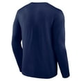 thumbnail image 3 of Men's Fanatics  Navy Columbus Blue Jackets Authentic Pro Secondary Long Sleeve T-Shirt, 3 of 3