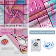 thumbnail image 2 of Happy 10th Birthday Blackout Curtains for Bedroom, Pink Bows Balloons Cakes Polka Dot Thermal Insulated Kitchen Drapes with Grommets, Light Blocking Window Treatment, 2 Panels 42" x 63", 2 of 7