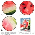 thumbnail image 3 of Designart "Summertime Refreshment with Watermelon Fruit II" Food & Beverage Canvas Wall Art - Traditional Green Fruits Living Room Canvas Art, 3 of 6