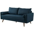 thumbnail image 4 of Loveseat and Sofa Set, Fabric, Navy Blue, Modern Contemporary Urban Design, Living Lounge Room Hotel Lobby Hospitality, 4 of 7
