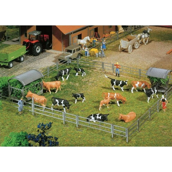Faller Fence Systems for Stalls & Open Stable Farm (HO Scale) New