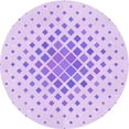 thumbnail image 1 of Ahgly Company Machine Washable Indoor Round Transitional Heliotrope Purple Area Rugs, 3' Round, 1 of 7