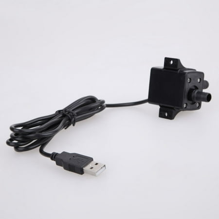 GETAJGHSD Portable Utility Water Pump Adjustable Flow for Aquarium Fountain Black