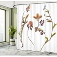 thumbnail image 5 of Ambesonne Flower Shower Curtain, Lilacs Daisises Tulips, 69"Wx75"L, Multicolor, 5 of 5