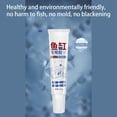 thumbnail image 5 of Fish Tank Sealant 120g Transparent Fish Tank Glue Clear Silicone Sealants Safe Glue Adhesive Rapid Curing Sealers Blocks Leaks for Sink Bathtub Wall Tile Floor Aquarium, 5 of 8