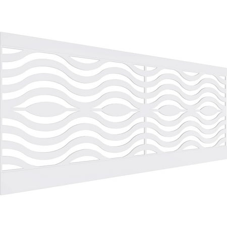 

Ekena Millwork 40 H x 94 1/2 W Parker PVC Wainscot Paneling Kit