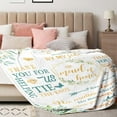 thumbnail image 2 of LHSHID Bride to Be Gifts Blanket Bridal Shower Gifts Engagement Gift Wedding Gifts Bachelorette Party Gifts Bridal Shower Decorations Future Mrs Throw Blanket 60x80in, 2 of 6