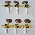 thumbnail image 3 of 2x Classical Guitar Tuning Pegs Machine Heads Tuner Brown, 3 of 5