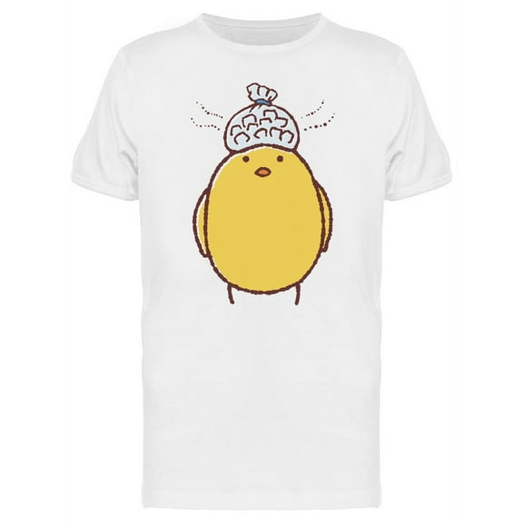Chicken Cooling Head Cartoon T-Shirt Men -Image by Shutterstock, Male 4X-Large