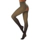 thumbnail image 3 of Gibobby Leggings con Forro Polar para Mujer Pantalones largos transparentes de malla calada para mujer, mallas ajustadas de color degradado, pantalones elásticos(Café,Talla única), 3 of 4