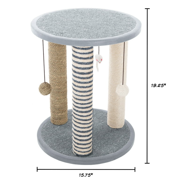 Grey cat scratch post 2025