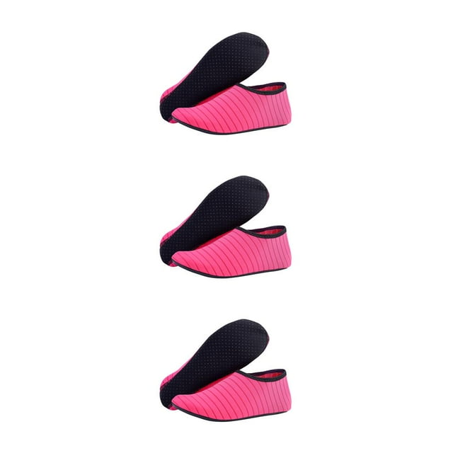 Greeniant 1 par de zapatos de playa antideslizantes de secado rápido calcetines descalzos deportes acuáticos cómodos surf dibujo niños rosa Type1 NO1