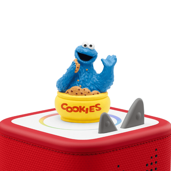 tonies Sesame Street: Cookie Monster Audio Toy Figurine, Age Group 3