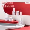 thumbnail image 5 of Gellen Gel Nail Polish, 6×8ml Natural 4 Effects Cat Eye & Blooming & Shimmer & Nude Gel Polish Set with Magnet, Soak off Nail Gel Kit At Home Salon Use, Orange Red Pink Series, 5 of 9