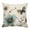 Turquoise Khaki, variant on Sage Green Eucalyptus Leaves Pillow Covers 20x20 Inch, Farmhouse Stripe Botanical Linen Pillowcase with Invisible Zipper, Decorative Throw Pillow Covers Cushion Case for Couch Sofa Bed Living Room