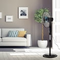 thumbnail image 5 of Ventilador de pedestal COSTWAY, negro, doble 3 aspas, 5 of 5