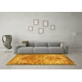 thumbnail image 3 of Ahgly Company Indoor Rectangle Persian Yellow Traditional Area Rugs, 7' x 9', 3 of 4