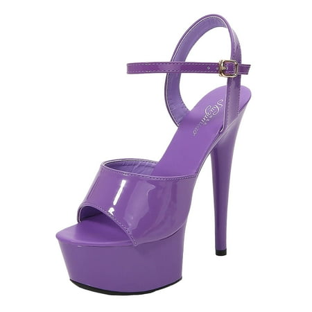 

YUHAOTIN Black High Heel Sandals for Women Dressy High Heels Stiletto Sexy Solid Color Platform 15Cm High Heel Sandals for Summer High Heel Sandals Womens Sandals Dressy Flat Thong