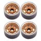 thumbnail image 1 of 4 llantas de aleación de aluminio de 1,9" para RC Crawler Beadlock de 1/10, fáciles de instalar Naranja, 1 of 9