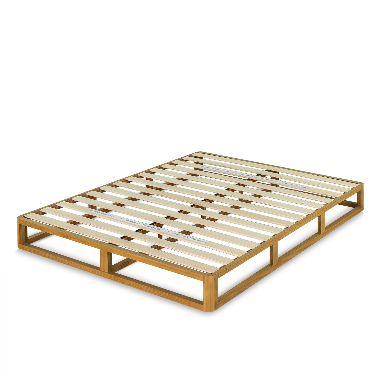 Zinus Platform 8 Wood Bed Frame, Low Profile Wooden Bed Frame