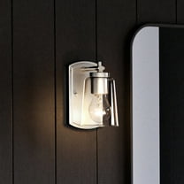 Luxury Traditional Wall Sconce, 7.75H x 4.5W, with Transitional Style, Brushed Nickel, UHP4140 by Urban Ambiance