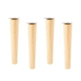 thumbnail image 3 of 4 piezas de patas de muebles de madera, patas de armario, elegantes, fáciles de instalar, muebles multiusos, pies DIY para armario, sofá, silla, 20 centímetros perfecl Patas de escritorio, 3 of 8