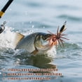 thumbnail image 3 of Cebalnir 2PC Sea Urchin Soft Bait Realistic Fuzzy Dice Fishing For Floating TPR Swimbait With Reflective, Finesse Creature Bait, 3 of 5