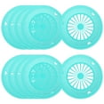 thumbnail image 4 of 10Pcs BBQ Paper Plate Holder Plastic Dinner Plates Reusable Barbecue Trays (Random Color), 4 of 6
