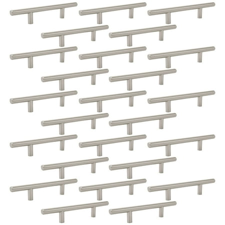 25 - Pack Euro Bar Pull Kitchen Cabinet Hardware 6
