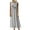 Gray, variant on WREESH Womens Fashion Summer Sundress Casual Graphic Cotton Linen Dress Sleeveless Tank Maxi Dress Vacation Beach Long Dress with Pockets Olive Green