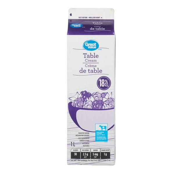 Great Value 18 Table Cream Walmart.ca