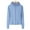 Blue, variant on Mdesiwst Women Sun Protection Anti-UV Coat Cycling Outdoor Long Sleeve Hooded Zipper Closure Thin Quick Dry Cooling Sunshade Jacket