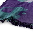 thumbnail image 3 of Scooby Doo! Blanket, 50"x60" Vintage Pattern Since 1969 Woven Tapestry Cotton Blend Fringed Throw Blanket, 3 of 6