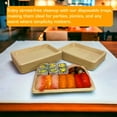 thumbnail image 6 of Kitchsy Disposable Trays 1.0L - No Lids - Take-out Serveware for Sushi, Tapas, BBQ, Appetizers - Perfect for Parties, Restaurants, Picnics (Pack of 50), 6 of 9