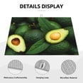 thumbnail image 6 of Cauagu Dish Drying Mat,24*18 inch Absorbent Dish Drainer Kitchen Counter,Dish Drying Pad for Countertops,Sinks,Draining Racks( Fresh Avocados), 6 of 8