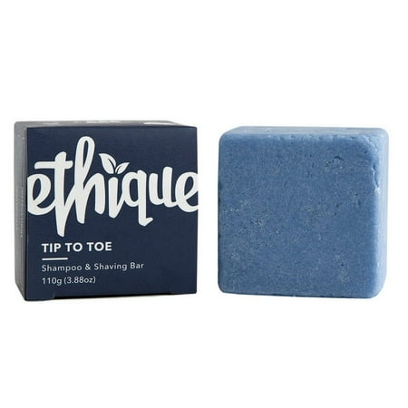 Ethique Eco-Friendly Solid Shampoo & Shaving Bar, Tip To Toe 3.88 oz