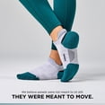 thumbnail image 6 of Feetures Elite Max Cushion No Show Tab Wave- Running Socks for Men & Women, Athletic Compression Socks, Moisture Wicking - Stone Ivy , Small (1 Pair), 6 of 7