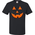 thumbnail image 1 of Adult Jack O Lantern Pumpkin Face Halloween Funny T-Shirt, 1 of 1