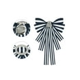 thumbnail image 3 of INSPIRE CHIC Women's Large Striped Bow Brooch Rhinestone Brooch Bows Ties for Retro Chic, 3 of 4