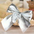 thumbnail image 4 of Manunclaims 12Pcs/Pack Christmas Bows Ornaments Golden Silver Red Bow Xmas Tree Decoration for Home Festival, 4 of 8