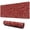 Red Christmas Scene, variant on Long Mouse Pads for Desk,Red Christmas Scene Pattern Desk Mats on Top Of Desks, Desk Mouse Pad Extra Large with 3mm Non-Slip Base and Stitched Edge for Gaming,Office,Work,Home 31.5x11.8in